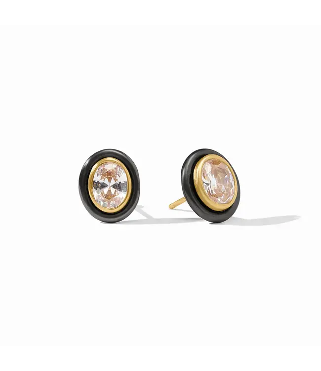 JULIE VOS Tribeca Stud Cubic Zirconia