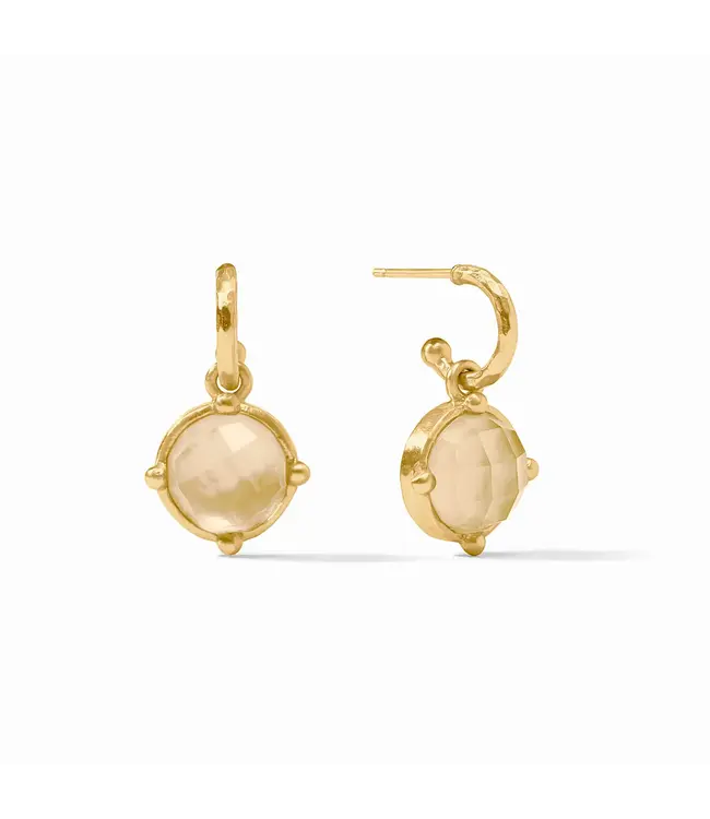 JULIE VOS Honeybee Hoop & Charm Earring