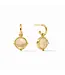 JULIE VOS Honeybee Hoop & Charm Earring