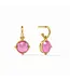 JULIE VOS Honeybee Hoop & Charm Earring