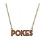 Oklahoma State Cowboys Outline Enamel Necklace