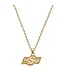 Oklahoma State Cowboys 24K Gold Plated Pendant Necklace