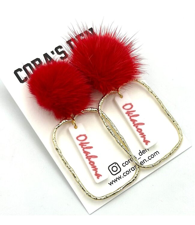Oklahoma State Bar Earrings