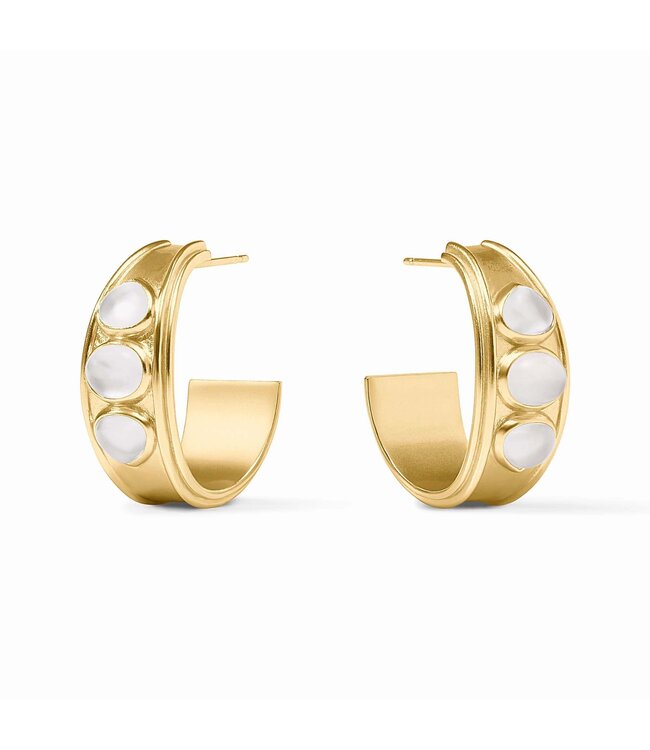 JULIE VOS Dolce Stone Hoop