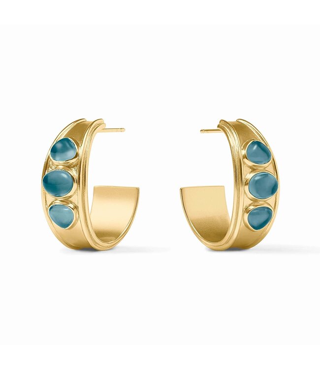 JULIE VOS Dolce Stone Hoop