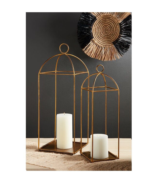 Tall Brass Lantern