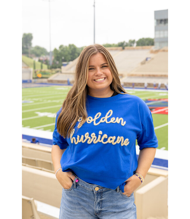 The Glitter Script Boxy Top