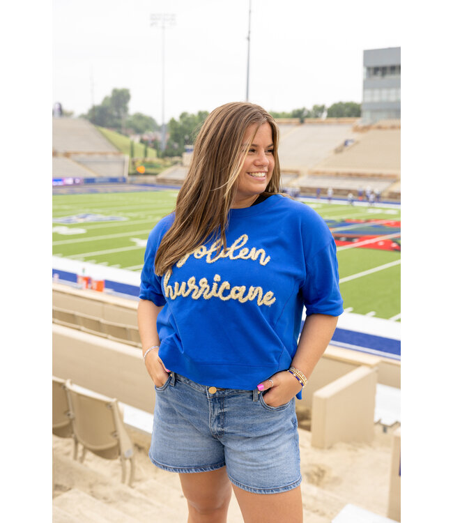 The Glitter Script Boxy Top