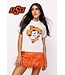 Arah Licensed Oklahoma State Mascot Sequin Flower Tee