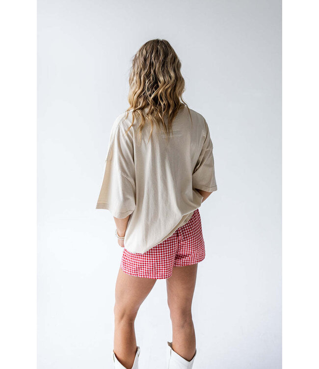 Celine Oklahoma Southern Split Oversized Band Tee