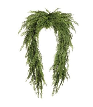 8' Cedar Swag Garland with 460 Leaves Green
