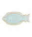 Gold Edge Fish Tray Set