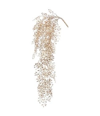 24" Mini Boxwood Hanging Bush Gold