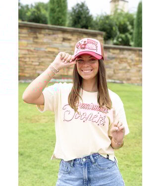 Mandy Oklahoma Lasso Luxe Heavyweight Crop Tee