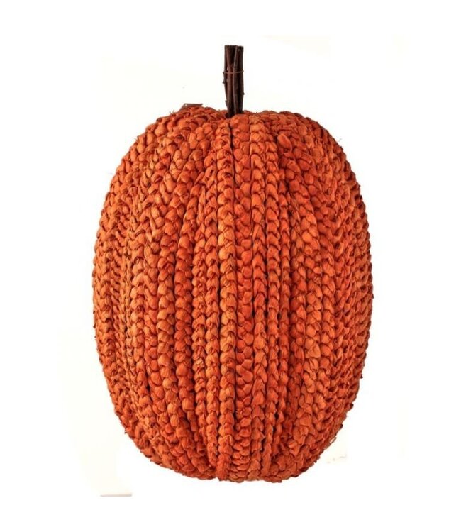 27.5" Display Basket Weave Pumpkin