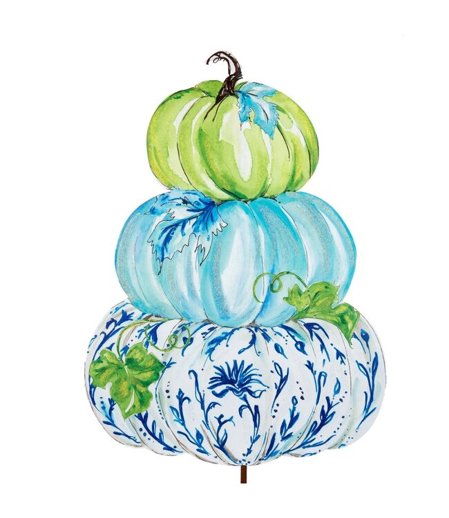 THE ROUND TOP COLLECTION Blue Pumpkin Stack