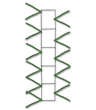 22"Lx4"W Wire Work Pencil Rail