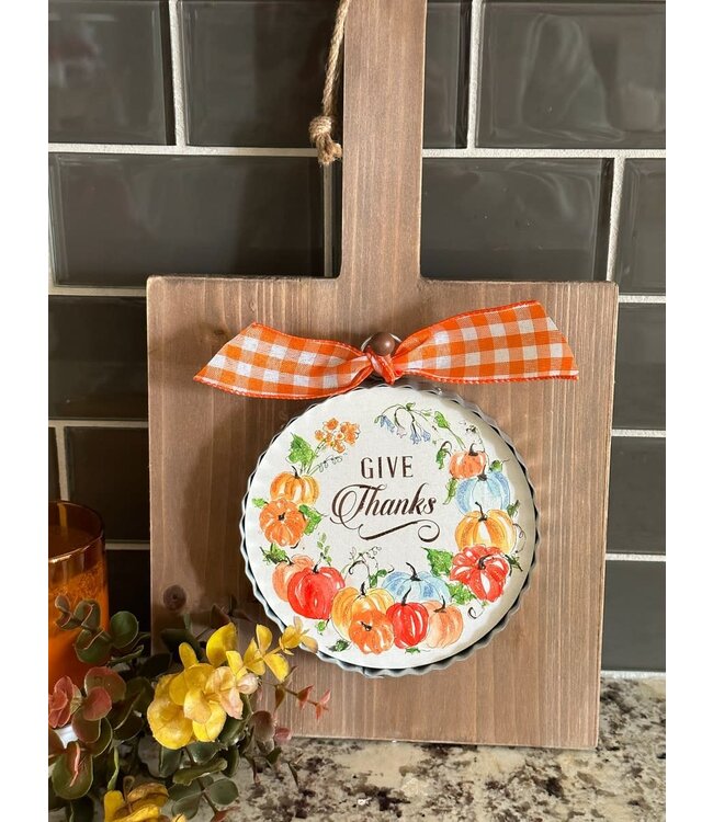 THE ROUND TOP COLLECTION Mini Give Thanks Charm