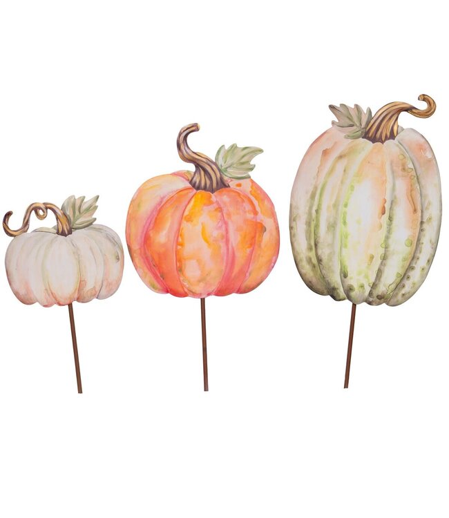 THE ROUND TOP COLLECTION Water Color Pumpkin - Sold Individually