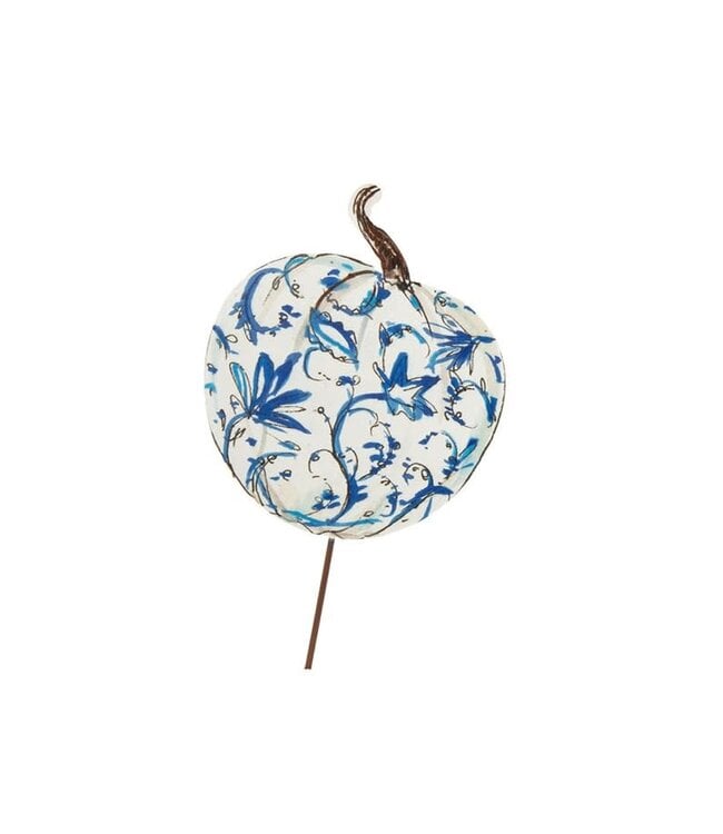 THE ROUND TOP COLLECTION Blue & White Pumpkins - Sold Individually