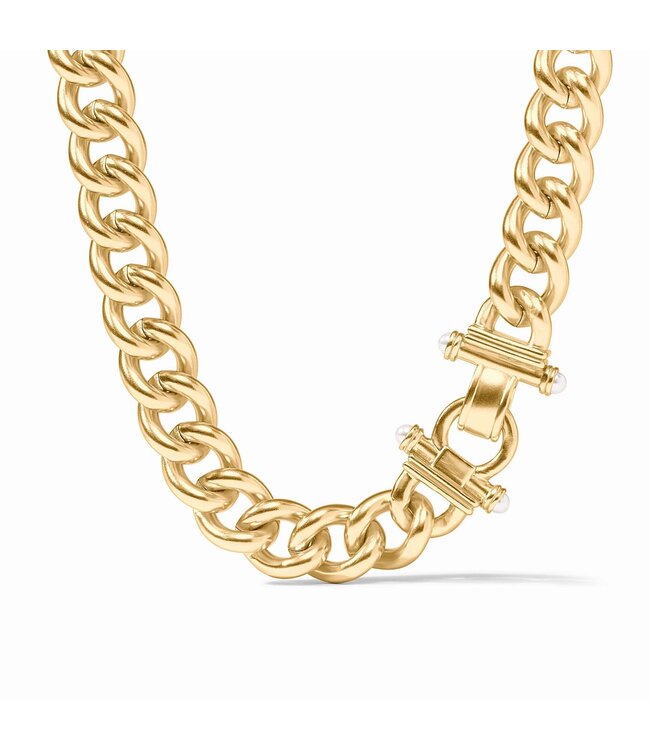 JULIE VOS Dolce Link Necklace Pearl
