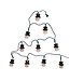 9' UL 10L Snowman Head Light Set