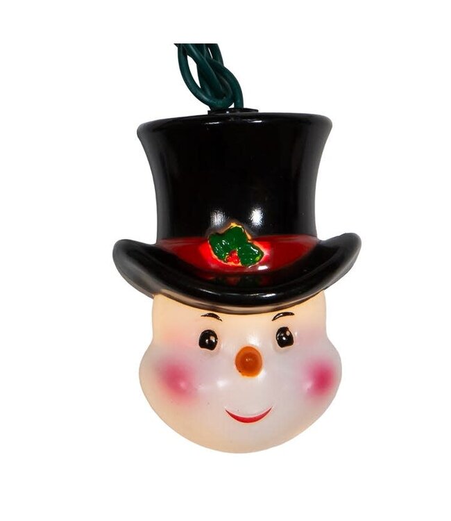 9' UL 10L Snowman Head Light Set