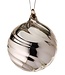 3.5" Heavy  Glass Ball Ornament