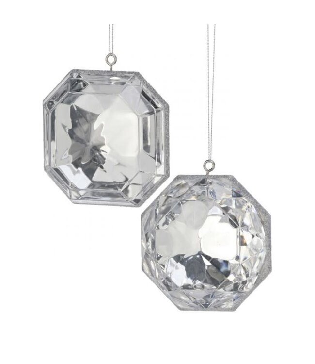 4" Acrylic Precious Gem Ornament