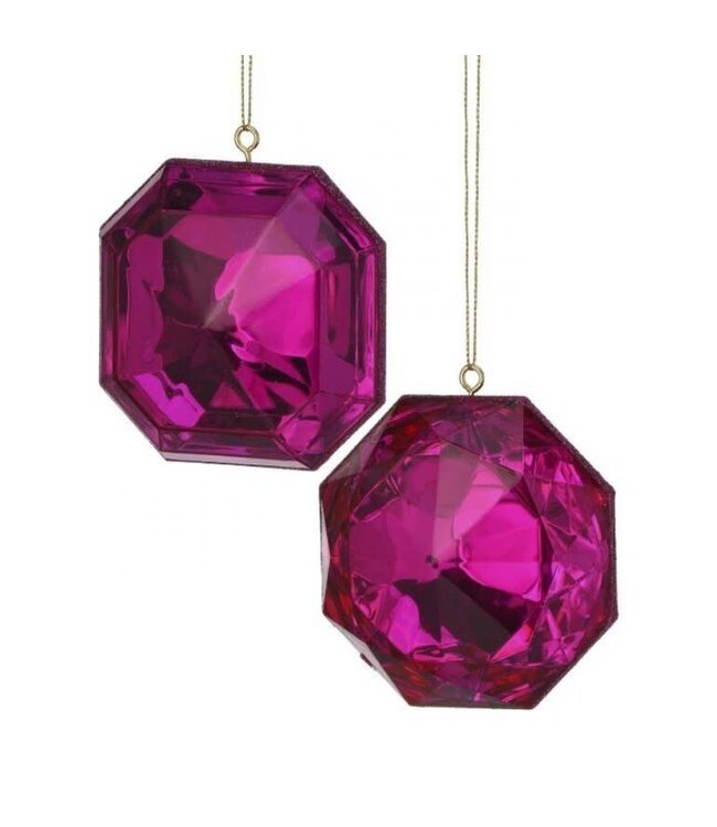 4" Acrylic Precious Gem Ornament