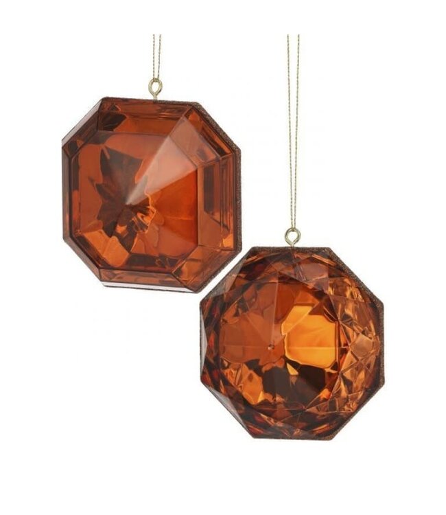 4" Acrylic Precious Gem Ornament