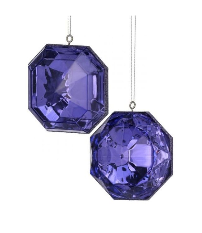 4" Acrylic Precious Gem Ornament