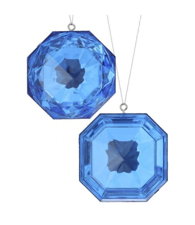 4" Acrylic Precious Gem Ornament