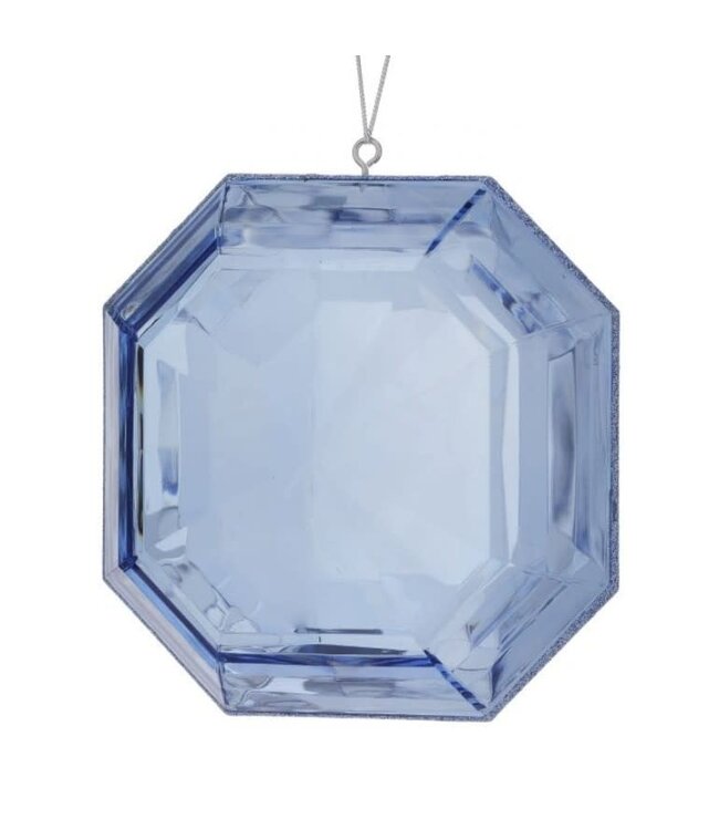 6" Acrylic Square Precious Gem Ornament