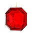 6" Acrylic Square Precious Gem Ornament