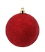 Vacuum Plate Glitter Ball 5.5" Ornament