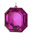 6" Acrylic Square Precious Gem Ornament