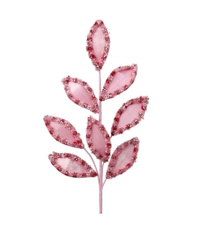 27" Candy with Snowglitter Spray Stem