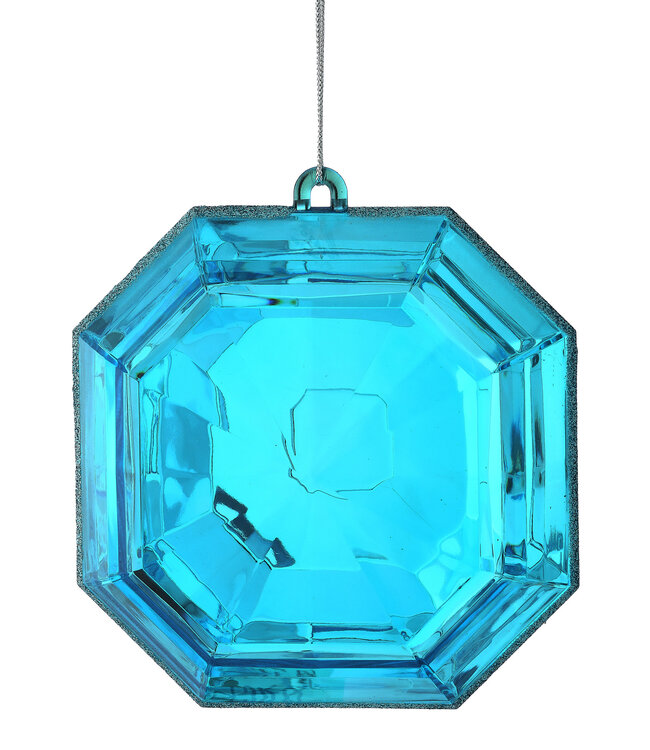6" Acrylic Square Precious Gem Ornament