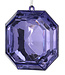 6" Acrylic Square Precious Gem Ornament
