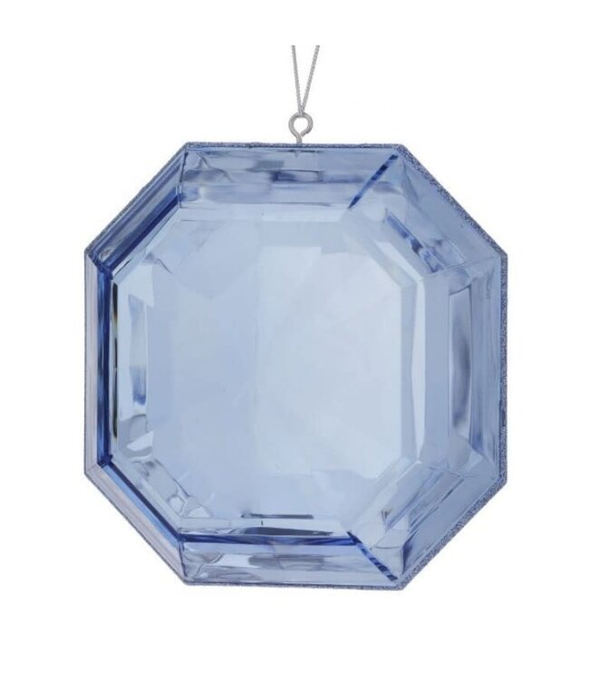 6" Acrylic Square Precious Gem Ornament