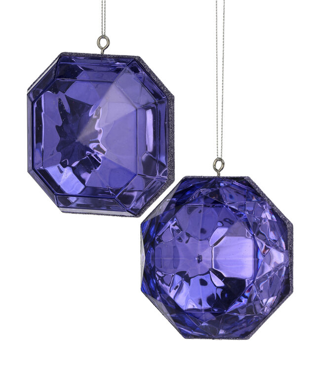 4" Acrylic Precious Gem Ornament