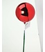 3.25" Vacuum Plate Shiny Ball Ornament Stake