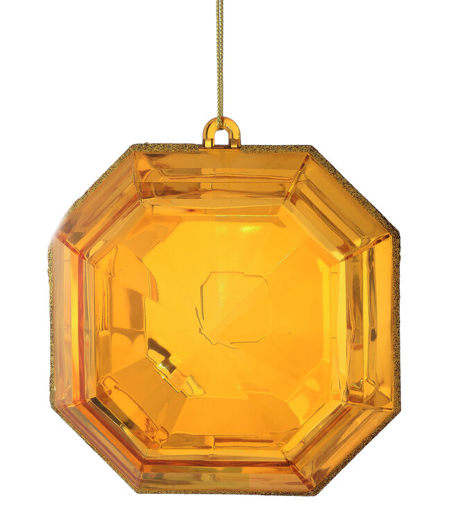 6" Acrylic Square Precious Gem Ornament
