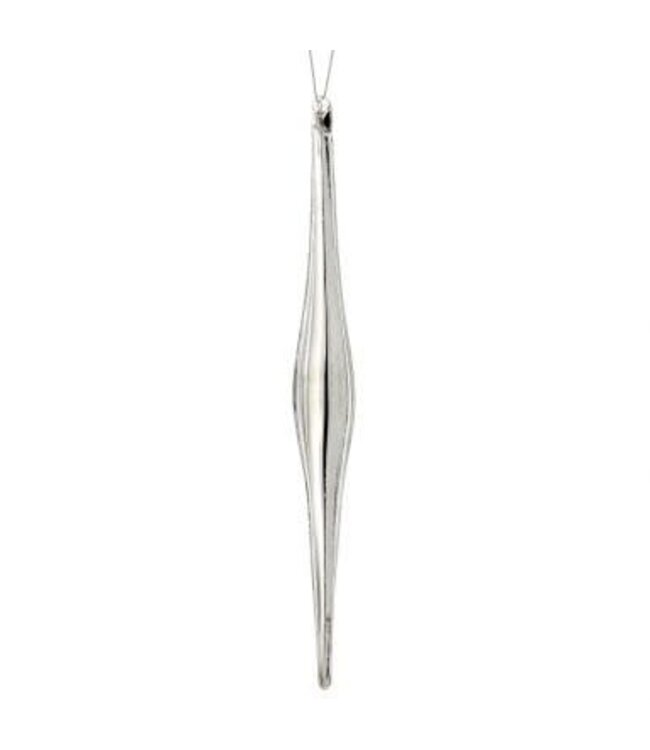 12” Mercury Glass Finial Icicle Ornament