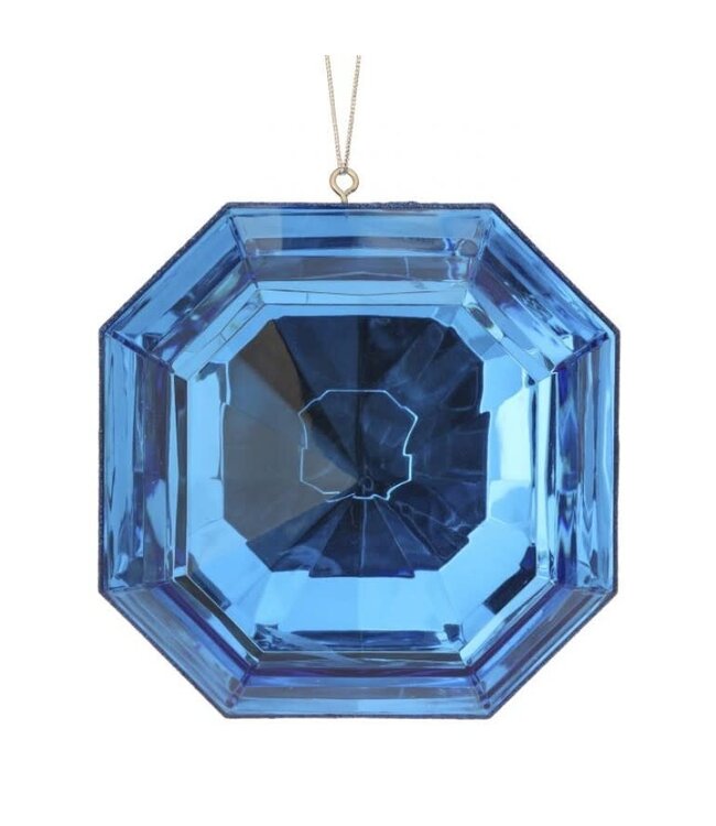 6" Acrylic Square Precious Gem Ornament