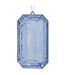 9" Acrylic Emerald Cut Precious Gem Ornament