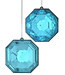 4" Acrylic Precious Gem Ornament