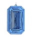 9" Acrylic Emerald Cut Precious Gem Ornament