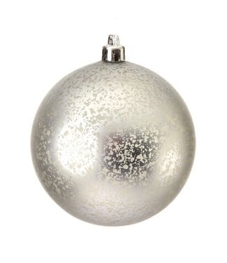 5.5" Vacuum Plate Matte Mercury Ball Ornament